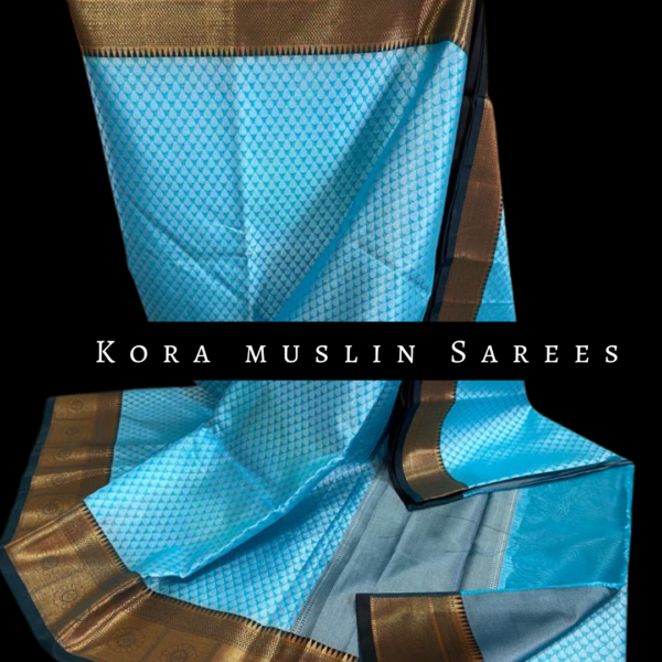 Kora Muslin Silk saree